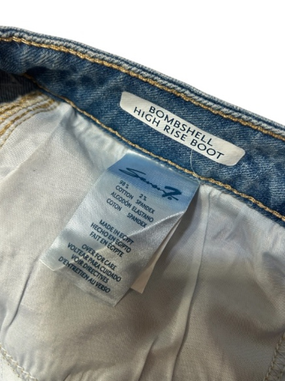 Women's Straight Leg Jeans in Faded Blue - Picture 3 of 5